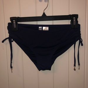 NWOT Anne Cole Dark Indigo Bikini Bottoms